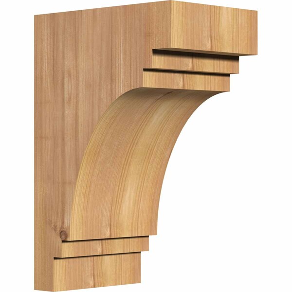 Ekena Millwork Pescadero Smooth Corbel, Western Red Cedar, 5 1/2"W x 8"D x 12"H COR06X08X12PEC00SWR - main